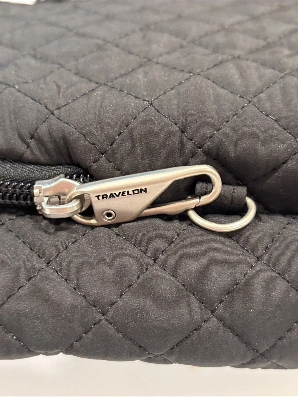 Travelon Anti-Theft Boho Insulated Water Bottle Tote in Black